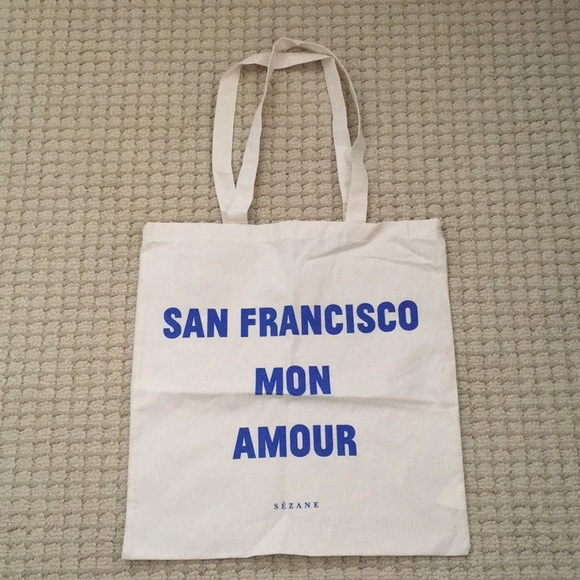 NEW Sezane San Francisco Tote - Picture 2 of 2